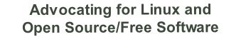 Advocating for Linux and Open Source/Free Software